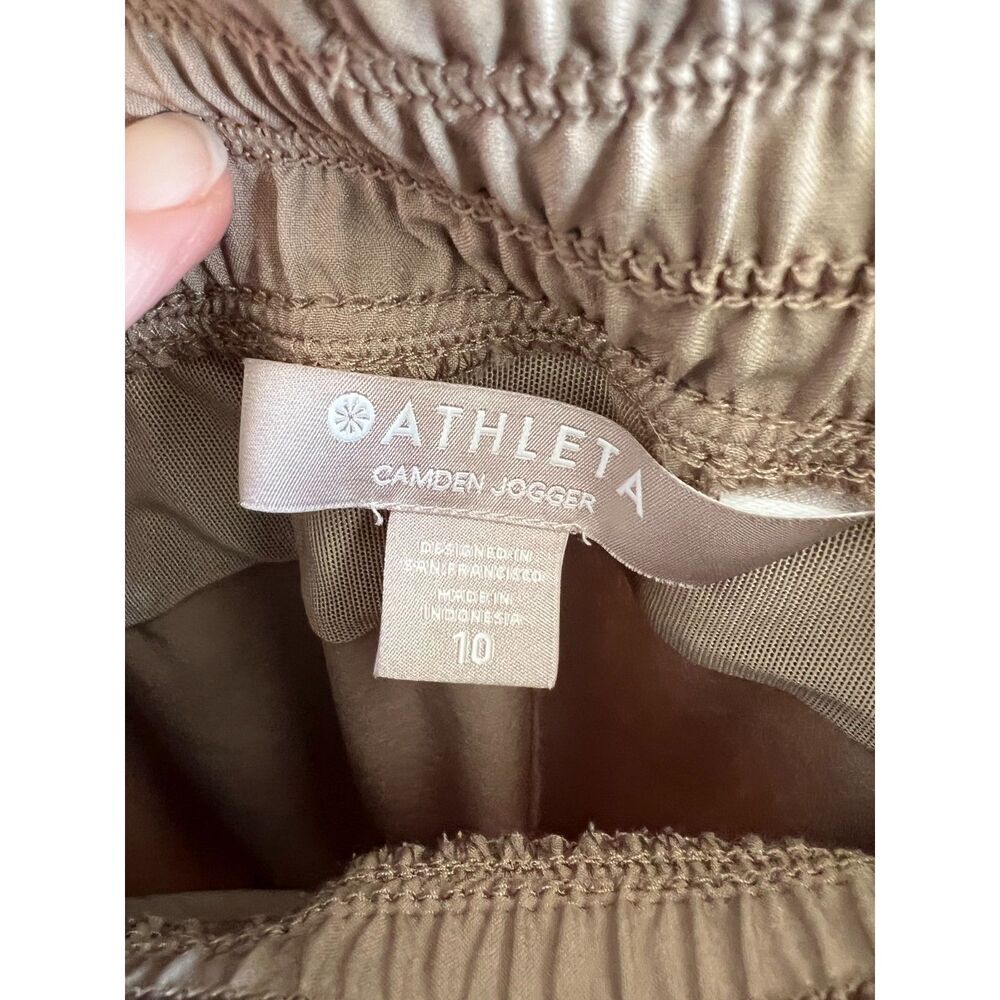 Woman's Athleta Camden Joggers size 10 in brown - Picture 6 of 6